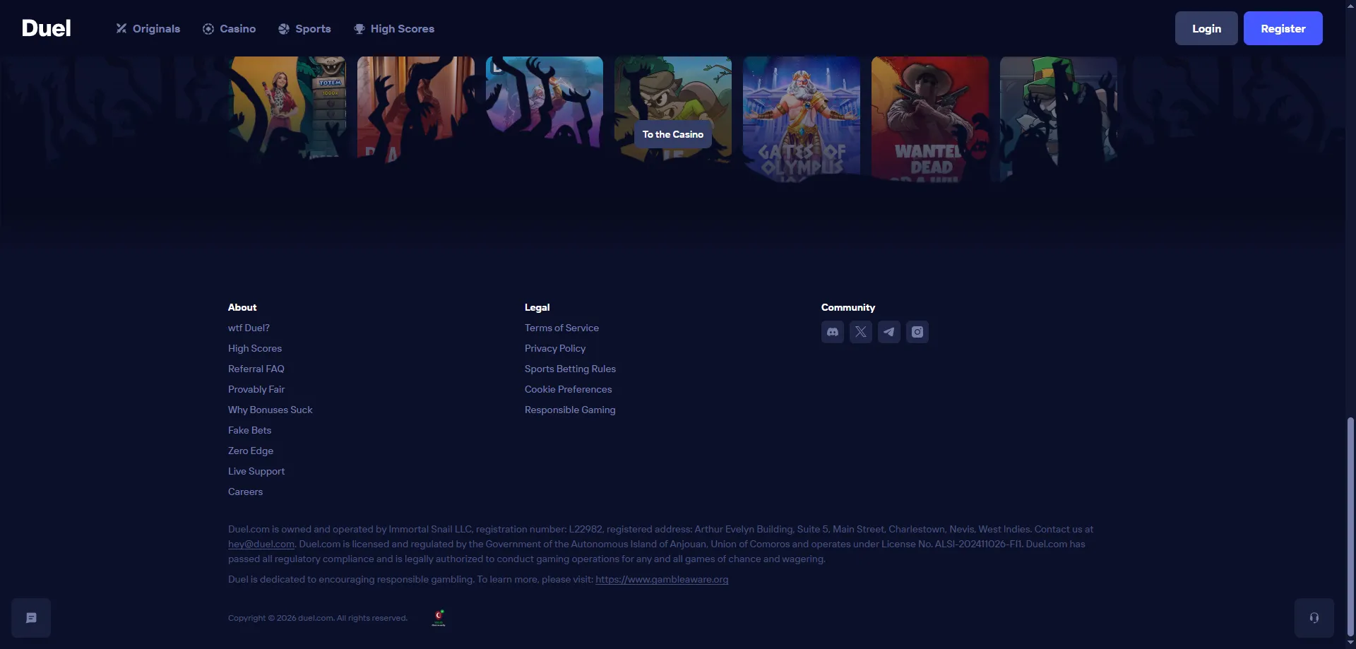 Duel Casino live diler sekcija sa Evolution igrama u HD prenosu